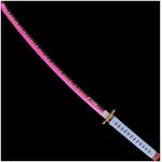 DEMON SLAYER REPLICA CARBON STEEL SWORD – MITSURI KANROJI'S LED KATANA 98cm - Image 3