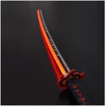 DEMON SLAYER REPLICA CARBON STEEL SWORD – TANJIROU KAMADO'S LED KATANA 98cm - Image 2