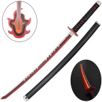DEMON SLAYER REPLICA CARBON STEEL SWORD – TANJIROU KAMADO'S LED KATANA 98cm