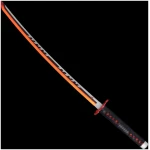 DEMON SLAYER REPLICA CARBON STEEL SWORD – TANJIROU KAMADO'S LED KATANA 98cm - Image 3