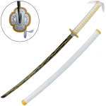 DEMON SLAYER REPLICA CARBON STEEL SWORD - ZENITSU AGATSUMA'S KATANA 96.5CM