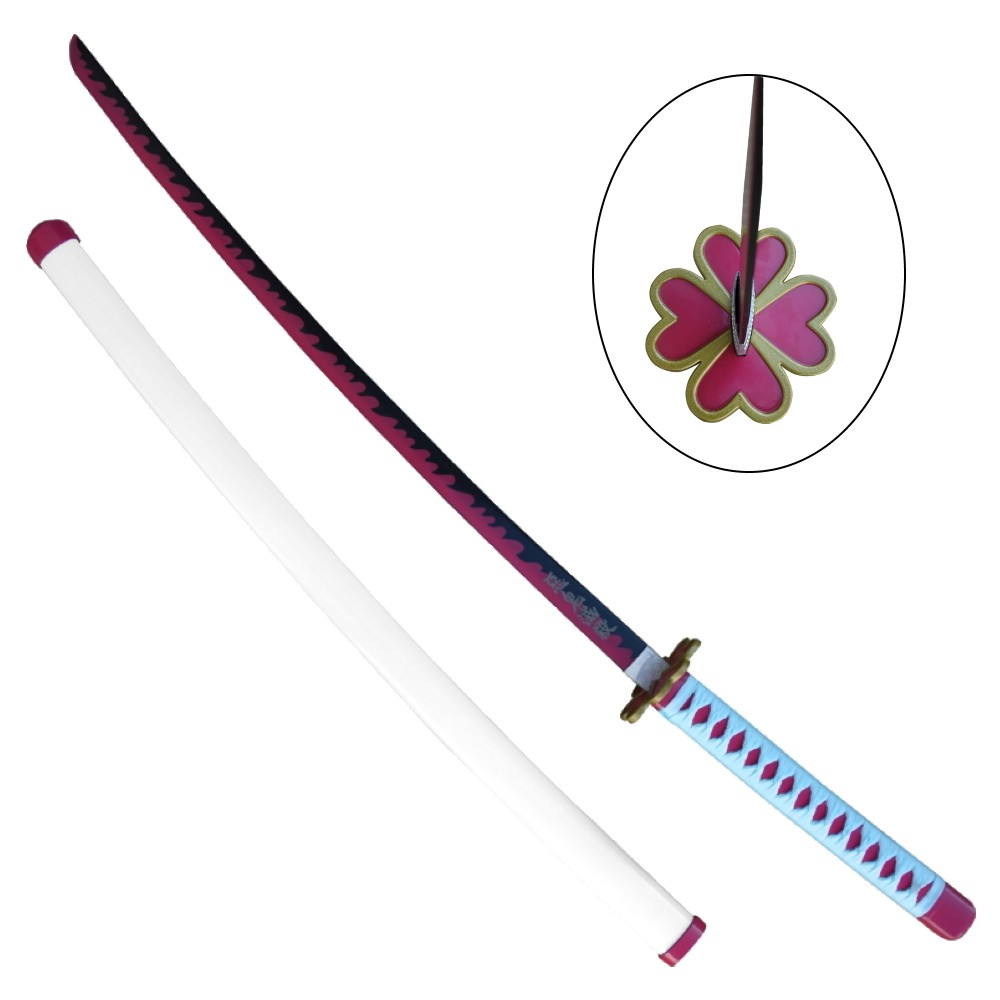 ornamental-katana-zs662 REPLICA CARBON STEEL SWORD - MITSURI KANROJI'S KATANA 97cm - Image 1