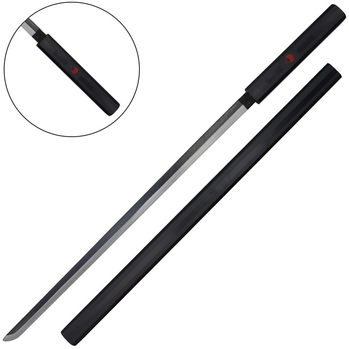 REPLICA CARBON STEEL SWORD – SASUKE UCHIHA'S KUSANAGI KATANA 93.4CM - Image 1