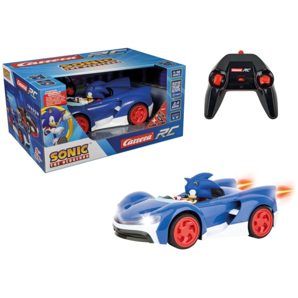 Sonic the Hedgehog Cart RC remote controlled car 2.4GHz Sonic 1/18