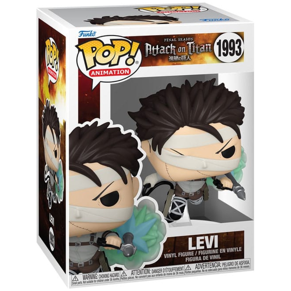 Funko POP! Attack on Titan - Levi #1993 - Image 1