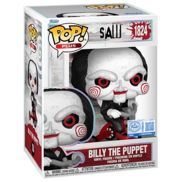 Funko POP! Plus: Saw - Billy The Puppet (on tricycle) #1824 special edition
