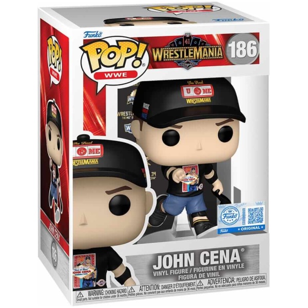 Funko POP! WWE - John Cena (WM 41) #186 special edition