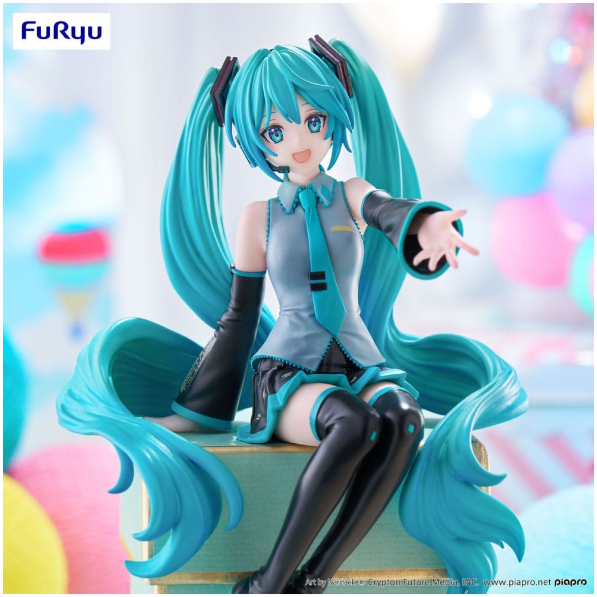 Hatsune Miku Noodle Stopper PVC Statue Hatsune Miku Nardack Ver. 14cm - Image 2