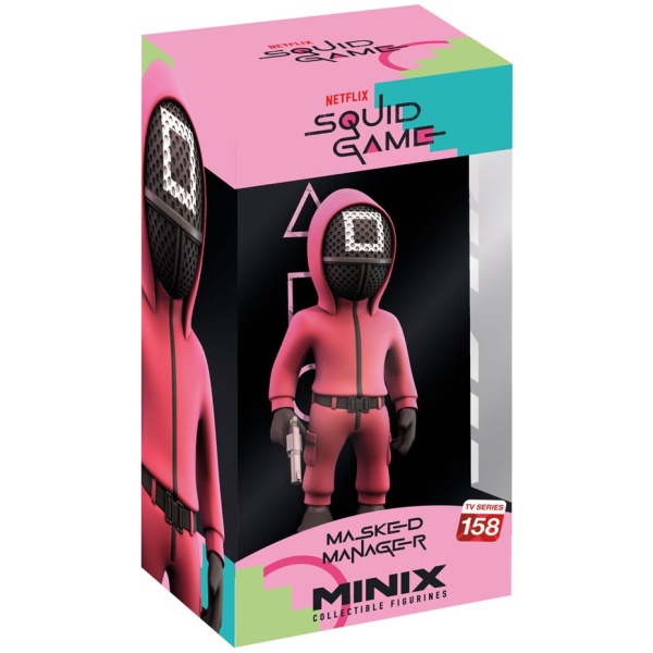 Squid Game Minix Figure Masked Square Guard 12cm