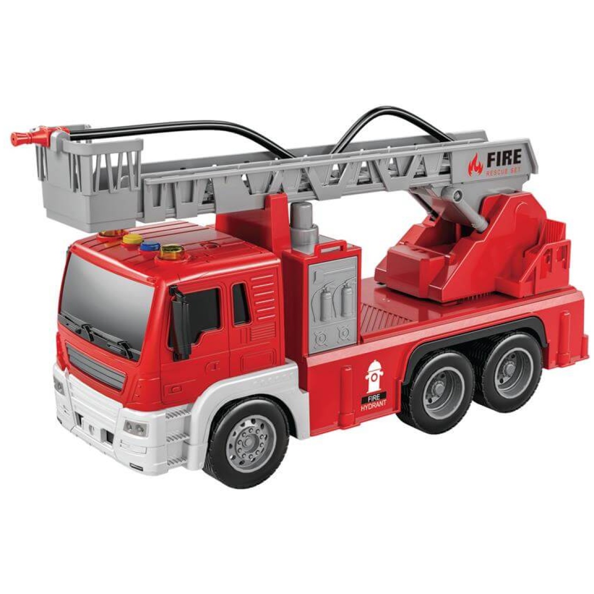 fire truck friction Luna Toys 1/16 light & sound - Image 2