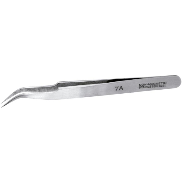 Vallejo Tools  stainless steel Extra Fine Curved Tweezers 115mm