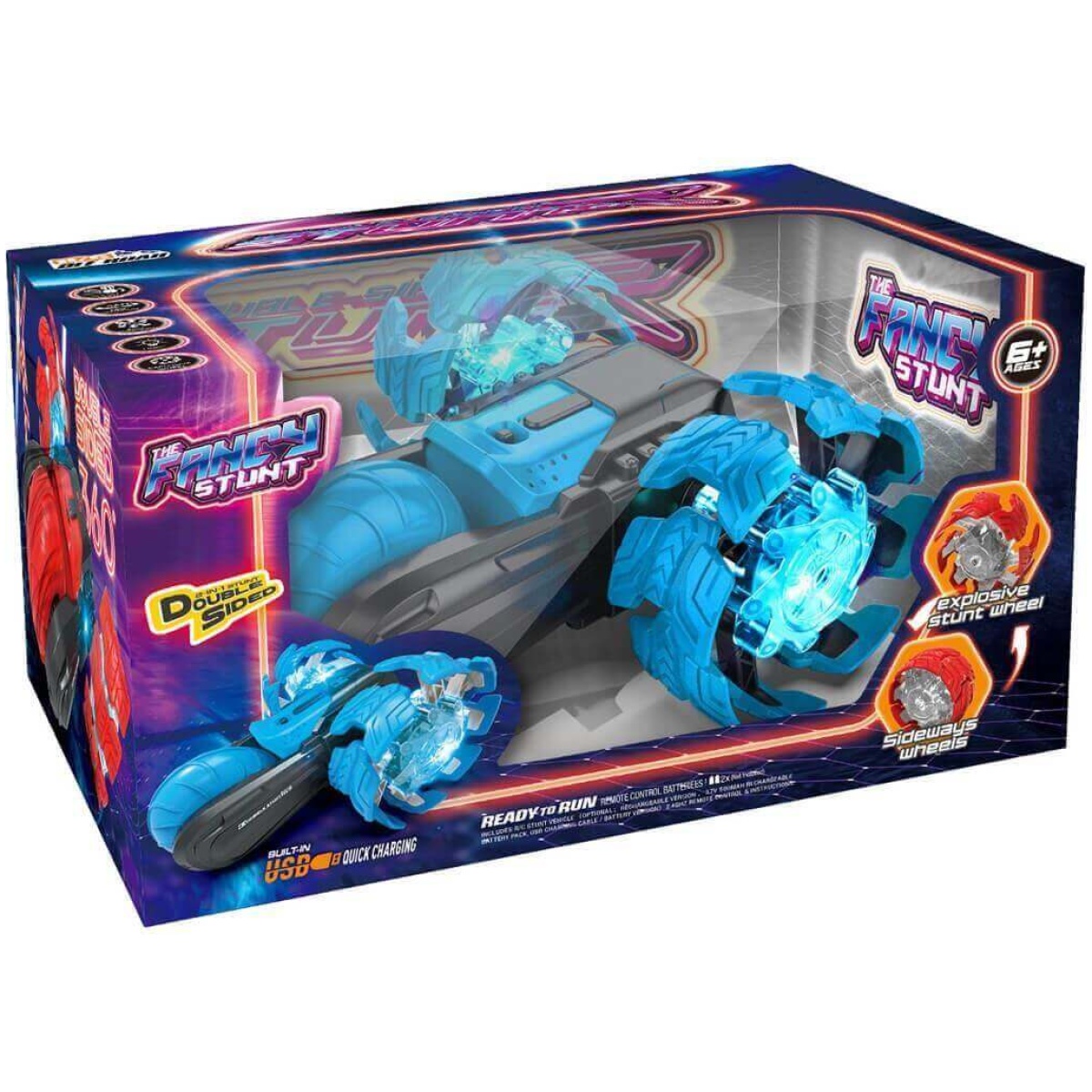 rc stunt car 2.4ghz luna toys - Image 1