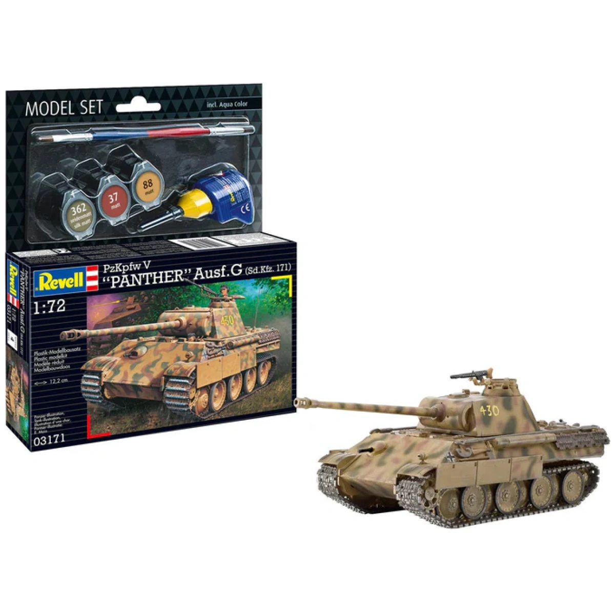 Revell Model Set Panther Ausf. G 1/72 - Image 1
