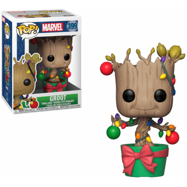 Funko POP! Marvel - Holiday Groot with Lights & Ornaments #399