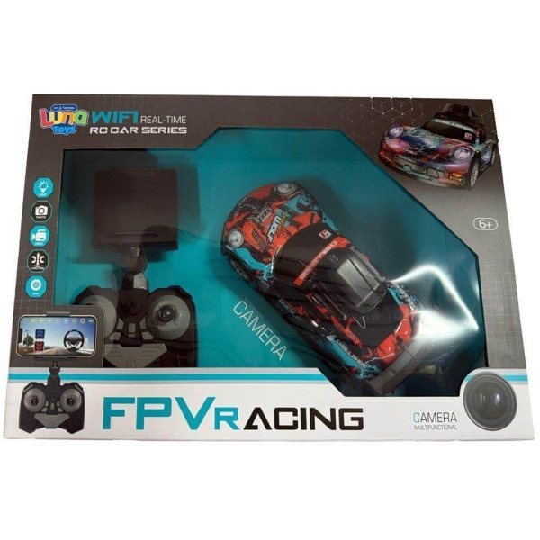 rc car with camera & light luna toys