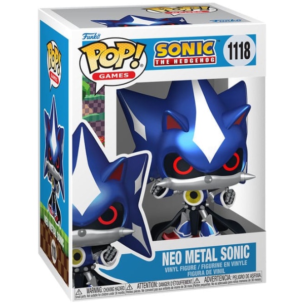Funko POP! Games: Sonic the Hedgehog - Neo Metal Sonic (Metallic) #1118