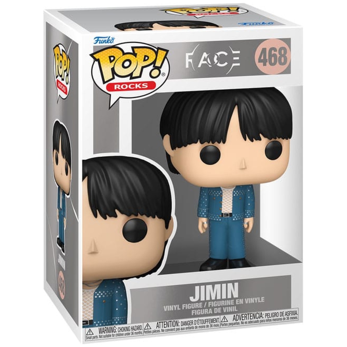 Funko POP! BTS Rocks: Face - Jimin (Like Crazy) #468 - Image 1