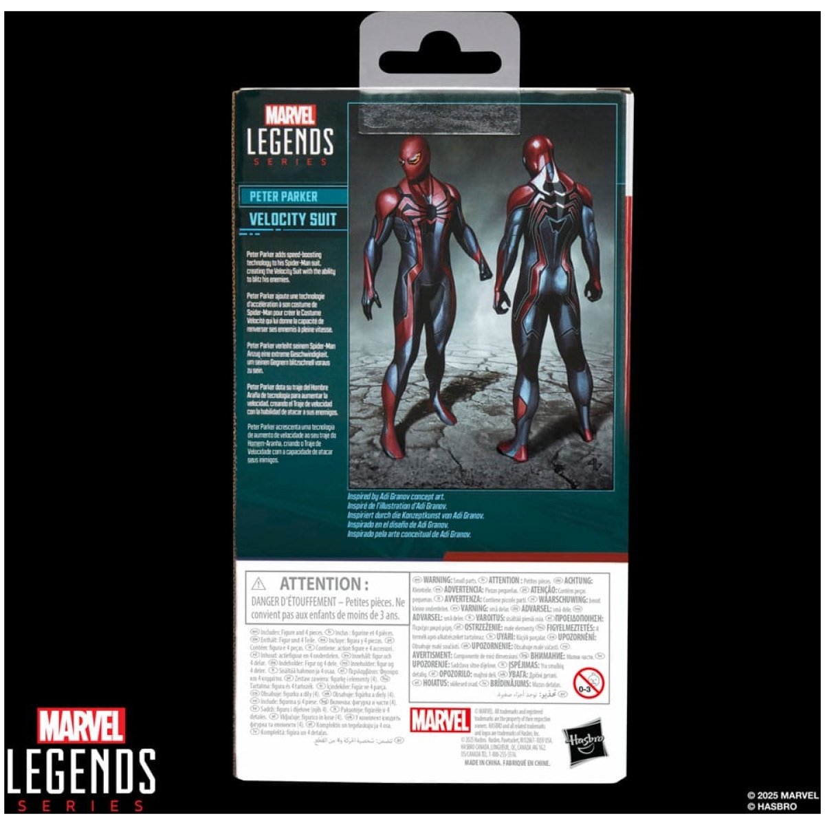 Spider-Man Marvel Legends Gamerverse Action Figure Peter Parker Velocity Suit 15cm - Image 7