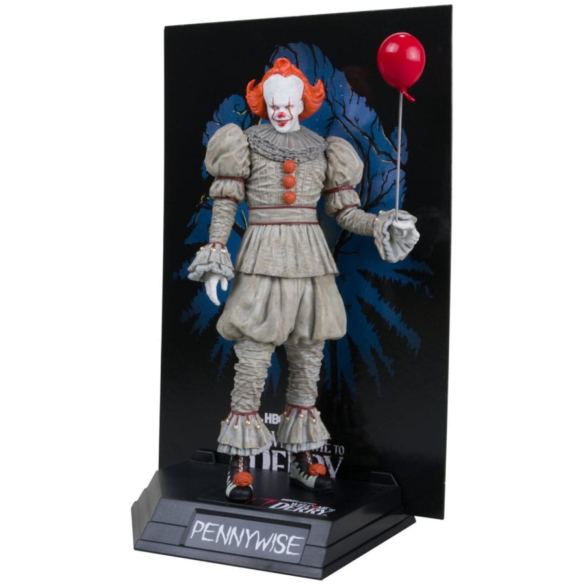 It: Welcome to Derry Movie Maniacs PVC Statue Pennywise (Gold Label) 16cm - Image 2