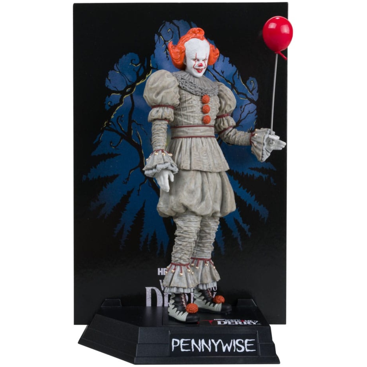 It: Welcome to Derry Movie Maniacs PVC Statue Pennywise (Gold Label) 16cm - Image 3