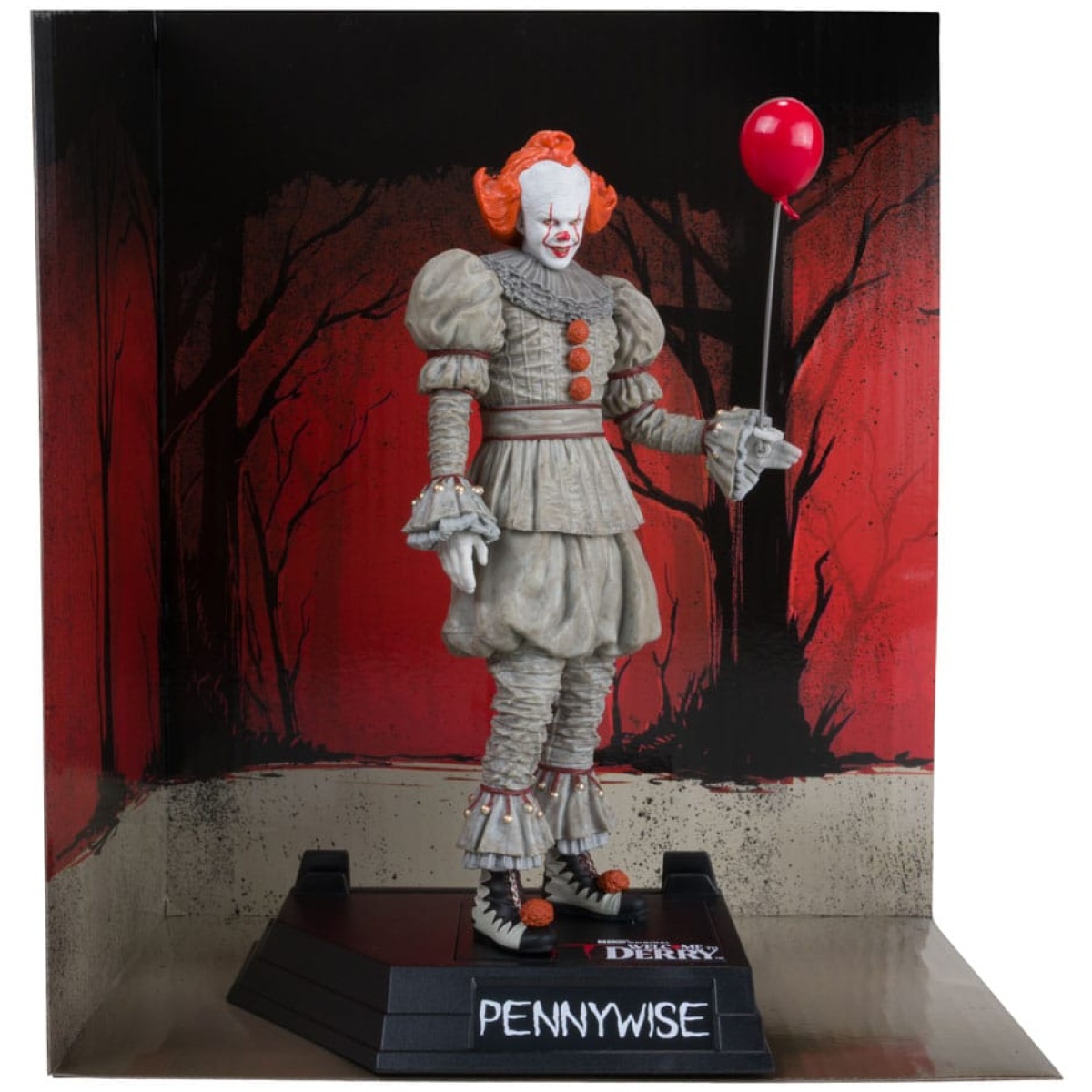 It: Welcome to Derry Movie Maniacs PVC Statue Pennywise (Gold Label) 16cm - Image 5