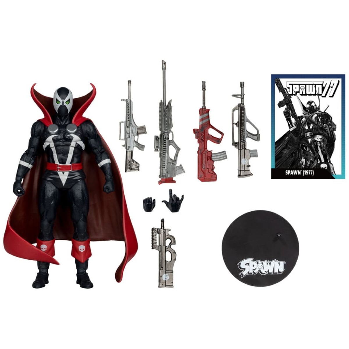 Spawn Page Punchers Action Figure Spawn 1977 Red and Black (Chase) Red Platinum Edition 18cm - Image 3