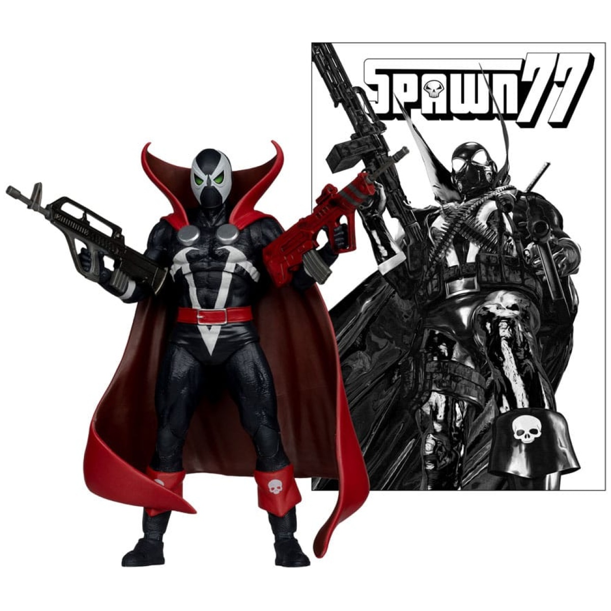 Spawn Page Punchers Action Figure Spawn 1977 Red and Black (Chase) Red Platinum Edition 18cm - Image 4