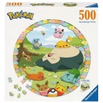 Pokemon Round Jigsaw Puzzle Flowery Pokémon 500pcs