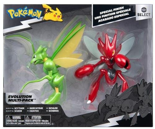 319626-0-0000-pokemon-select-scyther-scizor-evolution-multi-pack-figoures-8cm Pokemon select Evolution Multi-Pack - Scyther & Scizor - Image 1