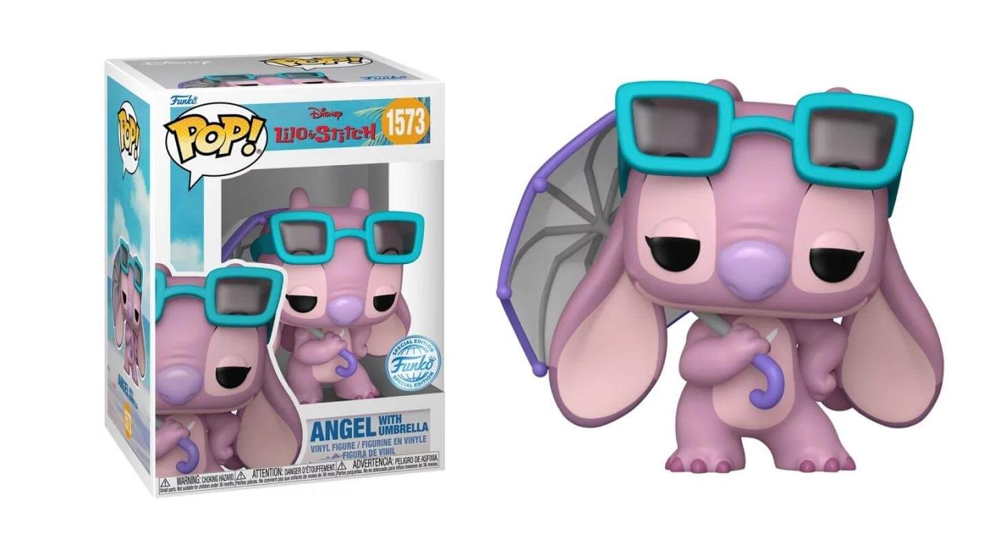 343282-0-0000-figoura-funko-pop-disney-lilo-stitch-angel-with-umbrella-1573-exclusive Funko POP! Disney: Lilo & Stitch - Angel with Umbrella #1573 special edition - Image 1
