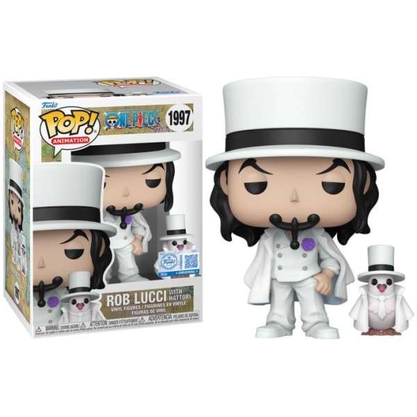 Funko POP! One Piece - Rob Lucci with Hattori #1997