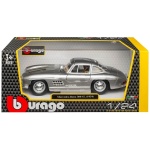 mercedes benz 300 sl 1954 silver 1/24