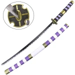 LUFFY'S COSHPLAY NIDAI KITETSU CARBON STEEL KATANA 96CM