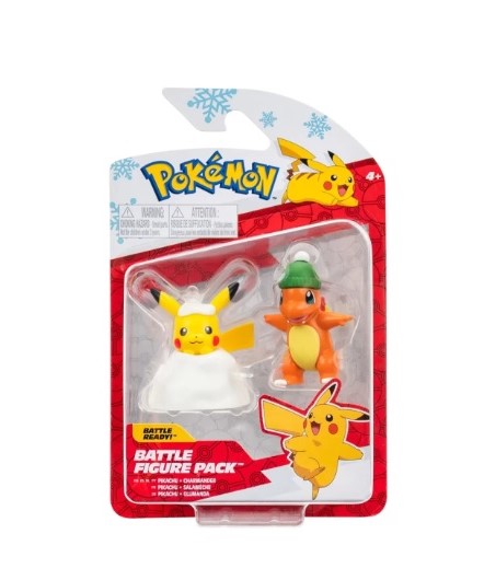 pika Pokemon battle figure pack - pikachu & charmander - Image 1