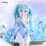Hatsune Miku Noodle Stopper PVC Statue Flower Fairy Nemophila Pail Blue Color Ver. 15cm - Image 4