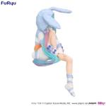 Hatsune Miku Noodle Stopper PVC Statue Hatsune Miku Rabbit Ear Hood Pajama Blue Color Ver. 14cm - Image 3