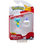 Pokemon Battle Figure First Partner Set Figure 2-Pack Litwick Horsea 5cm