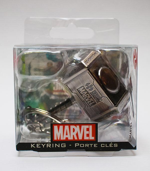 x_smk005_b Marvel Comics Metal Keychain Thor Hammer - Image 1
