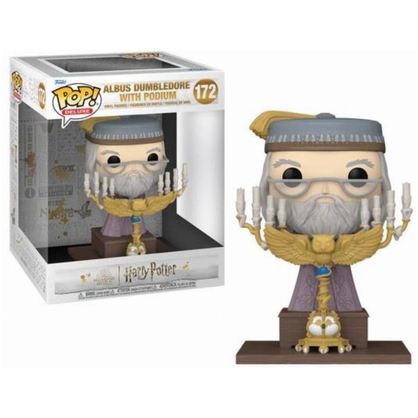 Funko Pop! Deluxe: Harry Potter Prisoner of Azkaban - Albus Dumbledore with Podium #172