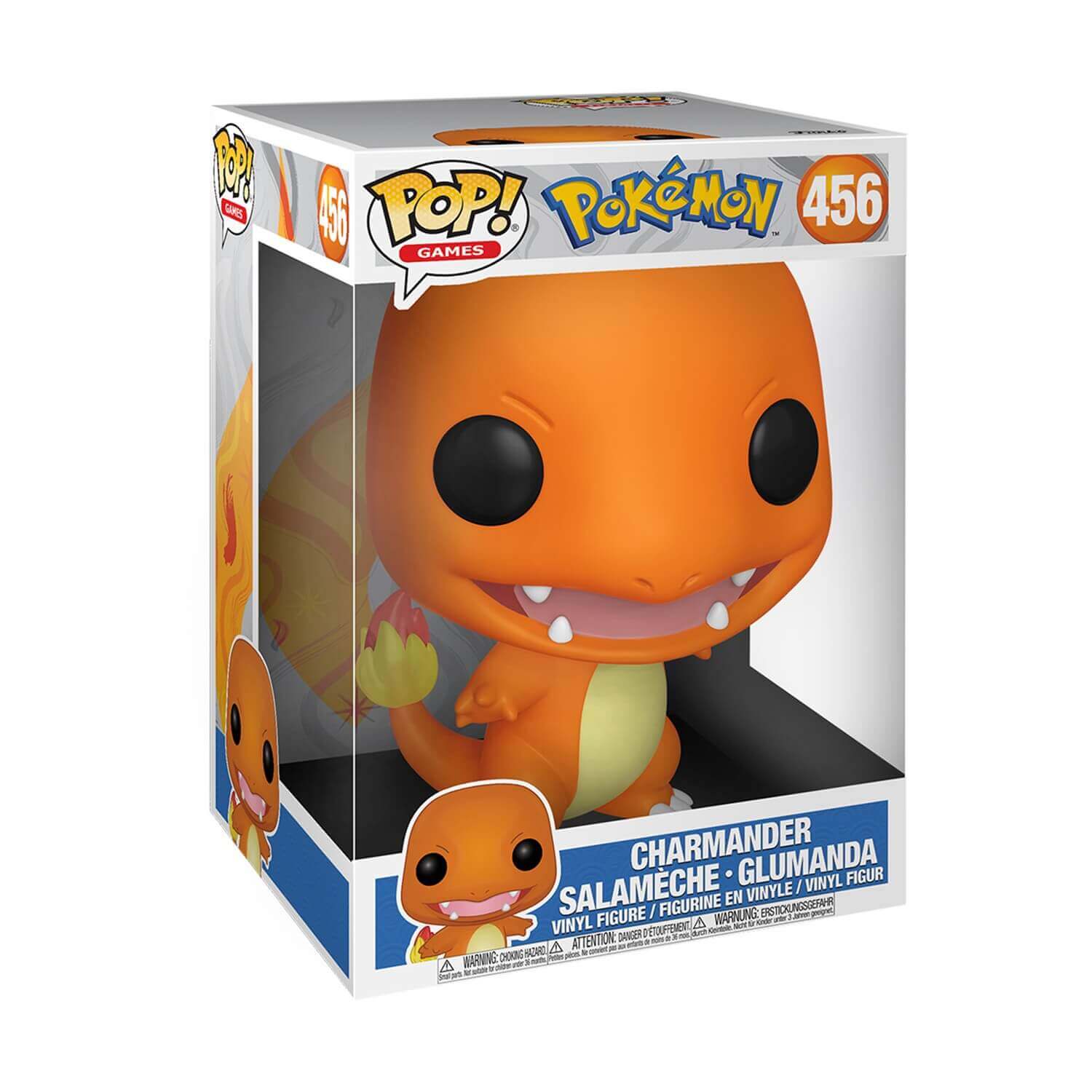 0196855 Funko Pop! Pokemon - Charmander Jumbosized #456 - Image 1
