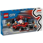 LEGO City F1 Pit Stop & Pit Crew With Ferrari Car