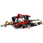 LEGO City F1 Pit Stop & Pit Crew With Ferrari Car - Image 2