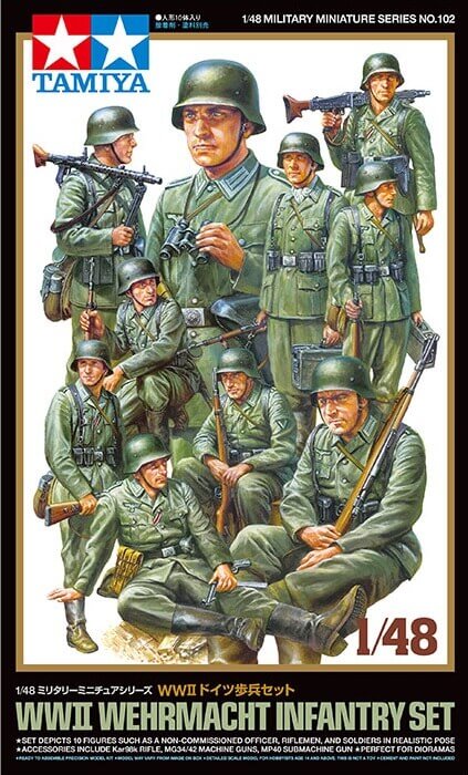 42332_rd WWII Wehrmacht Infantry Set 1/48 - Image 1