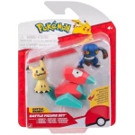 Pokemon Battle Figure Set 3-Pack MIMIKYU, PORYGON, CROAGUNK