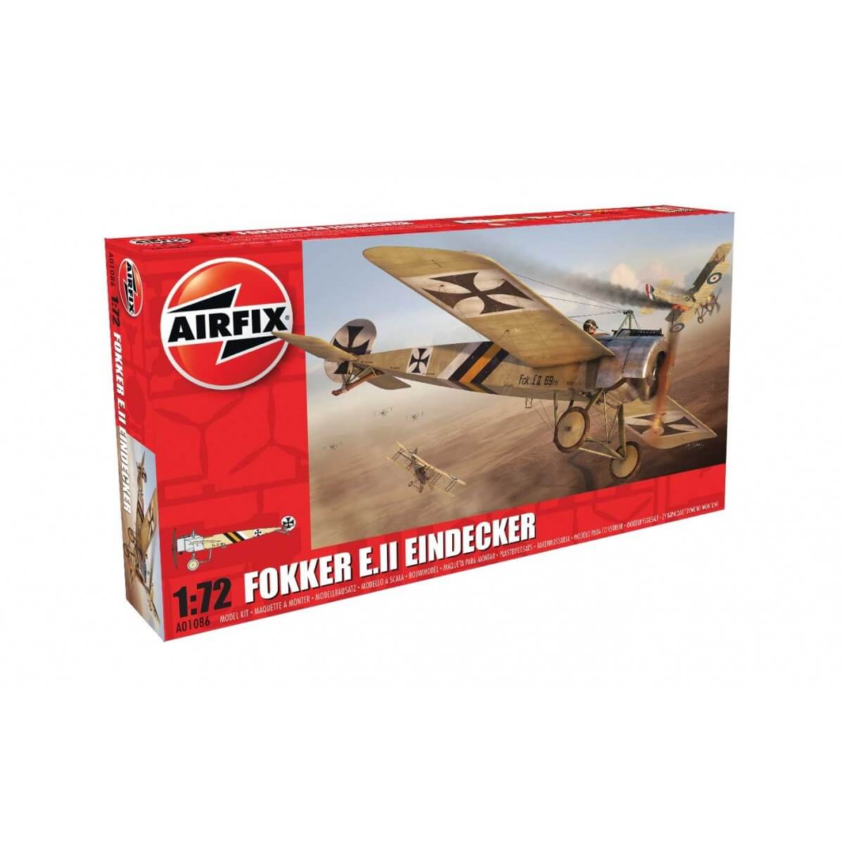 AIR01086-1200x1200w German Monoplane Fighter Aircraft Fokker E.II Eindecker 1/72 - Image 1