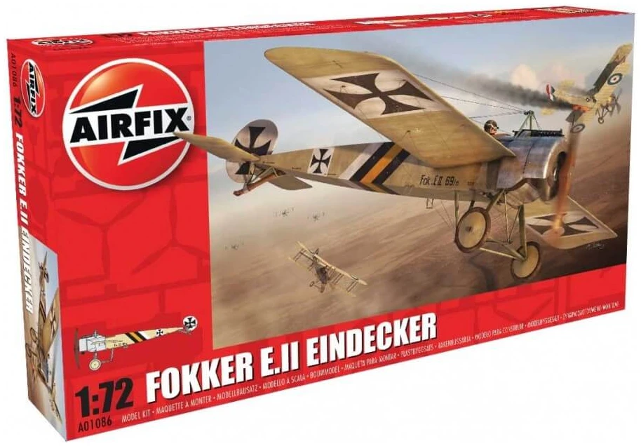 AIR01086-1200x1200w German Monoplane Fighter Aircraft Fokker E.II Eindecker 1/72 - Image 1