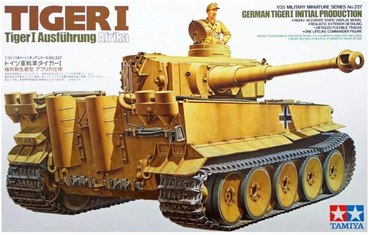 TAM35227-1200x1200w German Tiger I Initial Production Ausführung Afrika 1/35 - Image 1