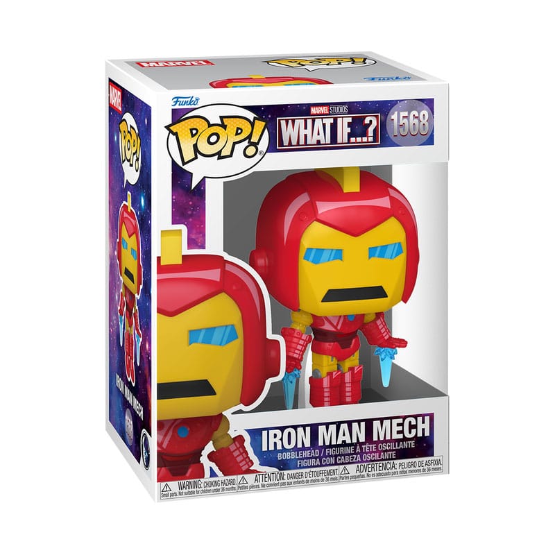 x_fk86652_a Funko POP! Marvel: What If - Iron Man Mech #1568 - Image 1
