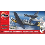 1:72 British Fighter Supermarine Spitfire Mk.Vc vs German Fighter Messerschmitt Bf109F-4 - Dogfight Double