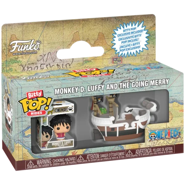 Funko Bitty Pop! Rides: One Piece - Monkey D. Luffy and The Going Merry